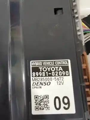 Peça sobressalente para automóvel em segunda mão módulo eletrônico por toyota corolla station wagon (_e21_) 1.8 hybrid (zwe211) referências oem iam 8998102090  