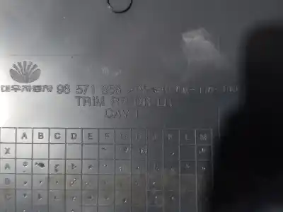 Second-hand car spare part left rear door trim for daewoo matiz cd oem iam references 96571956  