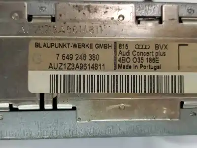 İkinci el araba yedek parçası ses sistemi / radyo cd için audi a6 c5 avant (4b5, 4b6) 2.5 tdi oem iam referansları 7649246380  