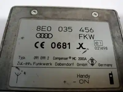 İkinci el araba yedek parçası elektronik modül için audi a6 c5 avant (4b5, 4b6) 2.5 tdi oem iam referansları 8e0035456  