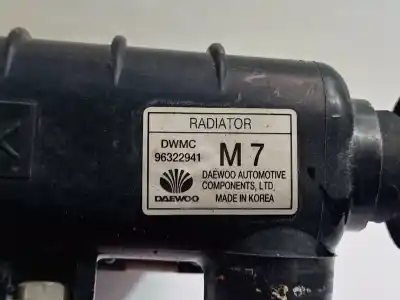 Second-hand car spare part water radiator for daewoo matiz cd oem iam references 96322941  
