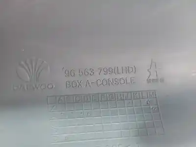 Second-hand car spare part center console for daewoo matiz cd oem iam references 96563799  