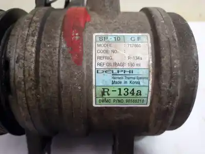 Second-hand car spare part air conditioning compressor for daewoo matiz cd oem iam references 96568210  