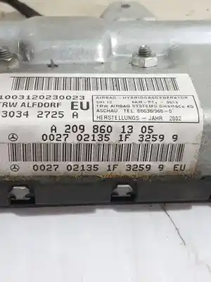 Gebrauchtes Autoersatzteil AIRBAG VORNE LINKS zum MERCEDES-BENZ CLK (C209) CLK 240 (209.361) OEM-IAM-Referenzen A2098601305  