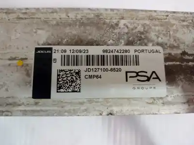 Peça sobressalente para automóvel em segunda mão intercooler por jeep avenger altitude referências oem iam 9824742280  