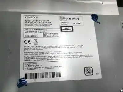 Second-hand car spare part audio system / radio cd for peugeot 5008 premium oem iam references ddx4019bt yj5193e01 / 10r055745 4520804100320c