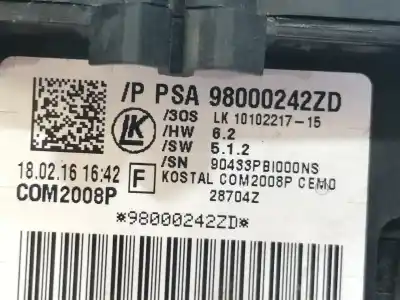 Second-hand car spare part multifunction switch for citroen c4 lim. feel edition oem iam references 98000242zd  