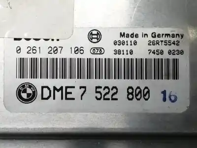 Second-hand car spare part ecu engine control for bmw x5 (e53) 4.4i automático oem iam references 0261207106 dme7522800 26rt5542 74500230 