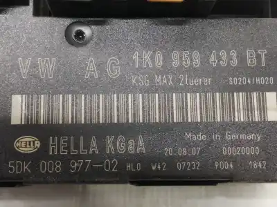 Peça sobressalente para automóvel em segunda mão módulo eletrônico por seat leon (1p1) reference referências oem iam 1k0959433bt  