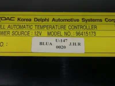 Peça sobressalente para automóvel em segunda mão comando de sofagem (chauffage / ar condicionado)  por chevrolet tacuma cdx referências oem iam 96415173  