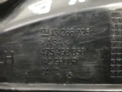 Second-hand car spare part left bumper grille for opel corsa e expression oem iam references 13286025 475498858 