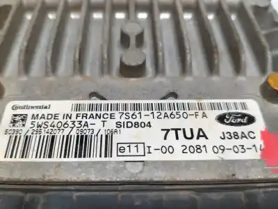 Second-hand car spare part ecu engine control for ford fusion (cbk) ambiente oem iam references 1478954  7s6112a650fa