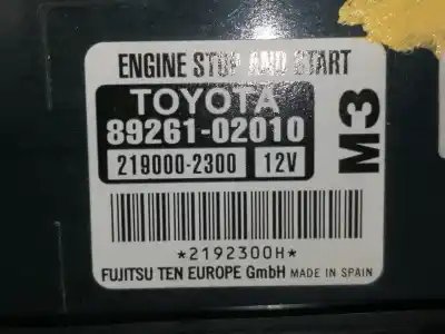 Peça sobressalente para automóvel em segunda mão módulo eletrônico por toyota auris active referências oem iam 8926102010 2190002300 
