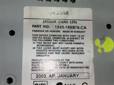 Автозапчасти б/у аудиосистема / радио cd за jaguar x-type i (x400) 2.5 v6 a las 4 ruedas ссылки oem iam c2s31225  1x4318b876