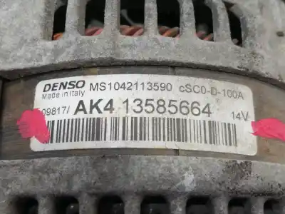 Second-hand car spare part alternator for opel corsa e business oem iam references ak413585664  