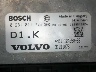 Second-hand car spare part ecu engine control for volvo c30 (533) 1.6 d oem iam references 36000595  0281011775