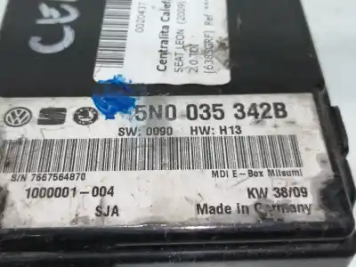 Pezzo di ricambio per auto di seconda mano modulo elettronico per seat leon (1p1) 2.0 tdi riferimenti oem iam 5n0035342b  
