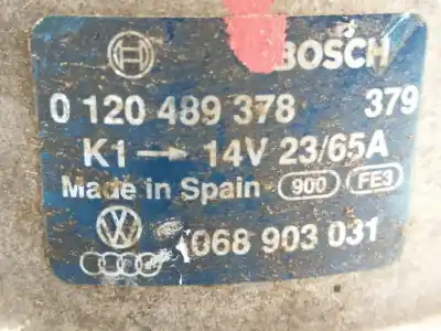 İkinci el araba yedek parçası alternatör için seat toledo (1l) se oem iam referansları 0120489378  068903031