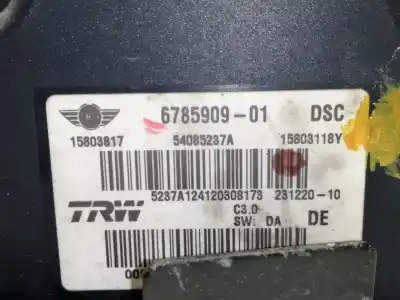 Peça sobressalente para automóvel em segunda mão abs por mini mini (r56) cooper d referências oem iam 678590901  