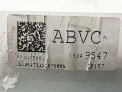 Peça sobressalente para automóvel em segunda mão quadrante por opel meriva b cosmo referências oem iam 13349547  