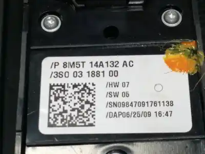 Peça sobressalente para automóvel em segunda mão botão / interruptor elevador vidro dianteiro esquerdo por ford kuga (cbv) titanium referências oem iam 8m5t14a132ac  