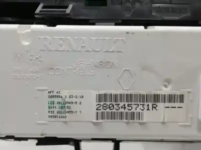 Peça sobressalente para automóvel em segunda mão quadrante por renault twingo authentique referências oem iam 280345731r 8200833496m / 2811994952 a2c53308908