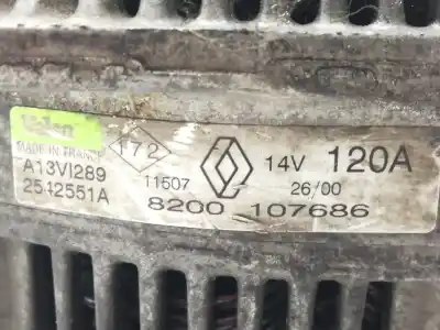 Автозапчастина б/у генератор для renault scenic rx4 (ja0) 1.9 dci salomon посилання на oem iam 8200107686  