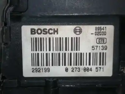 Peça sobressalente para automóvel em segunda mão abs por toyota corolla (e12) 1.6 16v referências oem iam 0273004571  