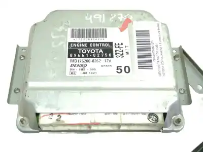 Second-hand car spare part ecu engine control for toyota corolla (e12) 1.6 16v oem iam references 8966102750 mb1752008262 