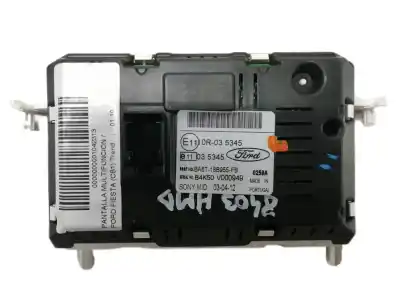 Second-hand car spare part multifunction display for ford fiesta (cb1) trend oem iam references 18b955 ba6t18b955fb b4k50v000949 