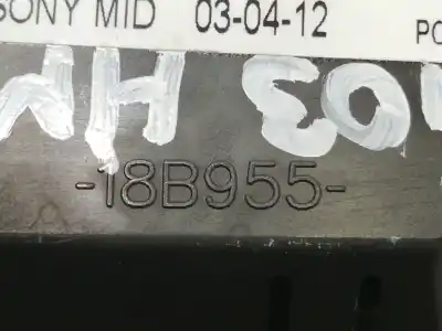 Second-hand car spare part multifunction display for ford fiesta (cb1) trend oem iam references 18b955 ba6t18b955fb b4k50v000949 