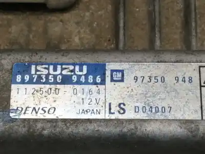 Pezzo di ricambio per auto di seconda mano centralina motore per opel meriva cosmo riferimenti oem iam 97350948  