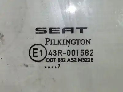 Peça sobressalente para automóvel em segunda mão vidro dianteiro direito por seat leon (1p1) comfort limited referências oem iam   