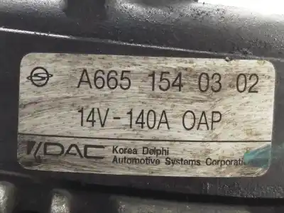 Автозапчасти б/у генератор за ssangyong rodius xdi ссылки oem iam a6651540302  