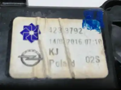 Second-hand car spare part rear left window motor for opel mokka selective oem iam references 98920suv20  