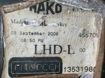 Second-hand car spare part left headlight for citroen nemo x oem iam references 135319808 455709 