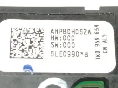 Peça sobressalente para automóvel em segunda mão sensor por seat leon (1p1) reference referências oem iam 1k0959654  
