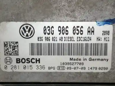 Second-hand car spare part ecu engine control for seat leon (1p1) reference oem iam references 0281015336  