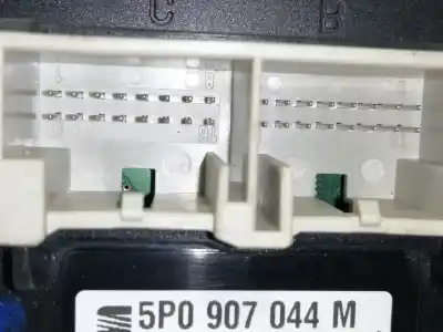 Second-hand car spare part heating / air conditioning control panel for seat leon (1p1) reference oem iam references 5p0907044m  