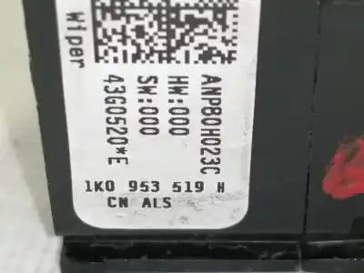 Pezzo di ricambio per auto di seconda mano comando pulito per seat leon (1p1) reference riferimenti oem iam 1k0953519h  