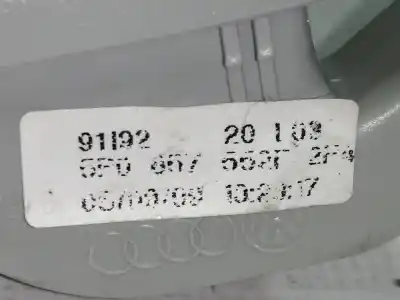 Peça sobressalente para automóvel em segunda mão para-sol direito por seat leon (1p1) reference referências oem iam 5p0857552f  