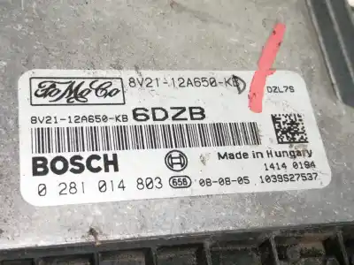 Second-hand car spare part ecu engine control for ford fiesta (cb1) ghia oem iam references 8v2112a650kb  