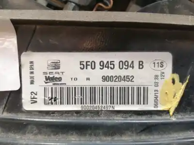 Second-hand car spare part interior rear right light for seat leon (5f1) style oem iam references 5f0945094b  90020452