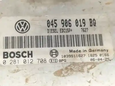 Second-hand car spare part ecu engine control for audi a4 avant (8e) 2.5 tdi quattro (132kw) oem iam references 0281012708  