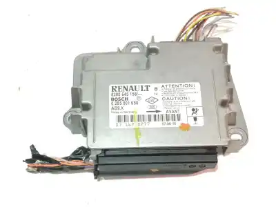 Peça sobressalente para automóvel em segunda mão centralina de airbag por renault clio iii authentique referências oem iam 8200645158  