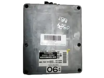 Автозапчастина б/у ебу контролер двигуна для toyota yaris (ncp1/nlp1/scp1) 1.0 linea luna посилання на oem iam 8966152064 2110007214 1szfemt 