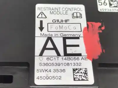 Second-hand car spare part airbag control unit for ford transit combi ´06 ft 350 l trend oem iam references 6c1t14b056ae  