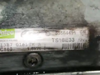 Peça sobressalente para automóvel em segunda mão motor de arranque por opel corsa d cosmo referências oem iam 55564491 ts18e33 