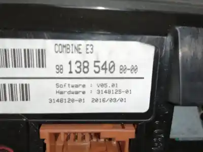 Peça sobressalente para automóvel em segunda mão quadrante por citroen c4 cactus feel referências oem iam 9813854080  