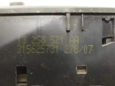 Second-hand car spare part left front power window switch for opel corsa d cosmo oem iam references 13258521aa 315625731 